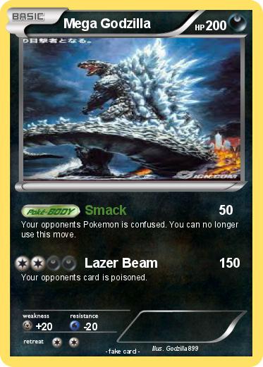 Pokemon Mega Godzilla