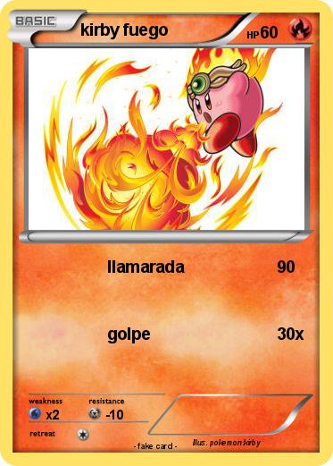 Pokemon kirby fuego