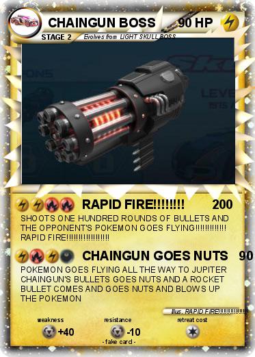 Pokemon CHAINGUN BOSS