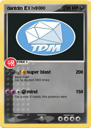 Pokemon dantdm EX lv9000