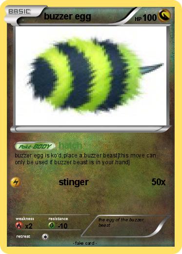 Pokemon buzzer egg