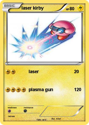 Pokemon laser kirby