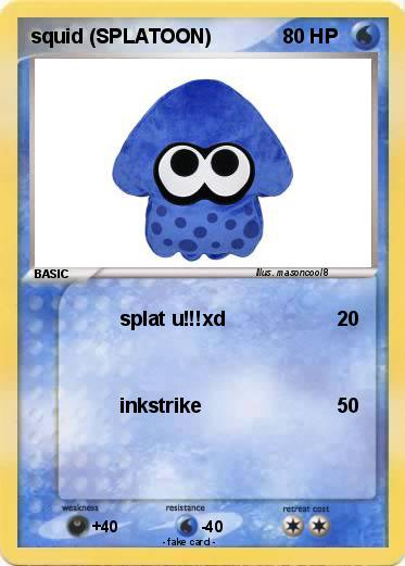 Pokemon squid (SPLATOON)
