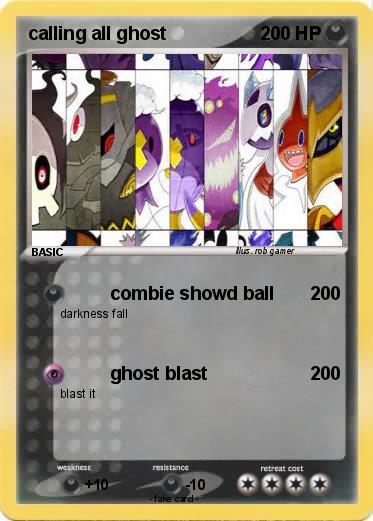 Pokemon calling all ghost