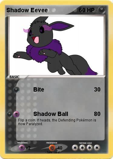 Pokemon Shadow Eevee