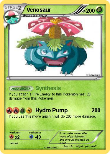 Pokemon Venosaur