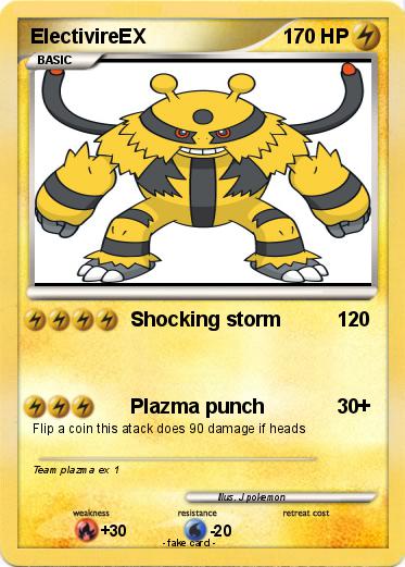 Pokemon ElectivireEX