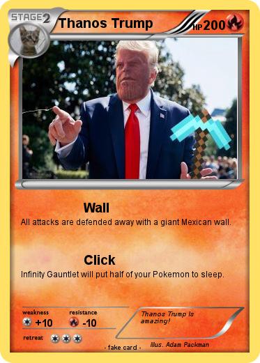 Pokemon Thanos Trump