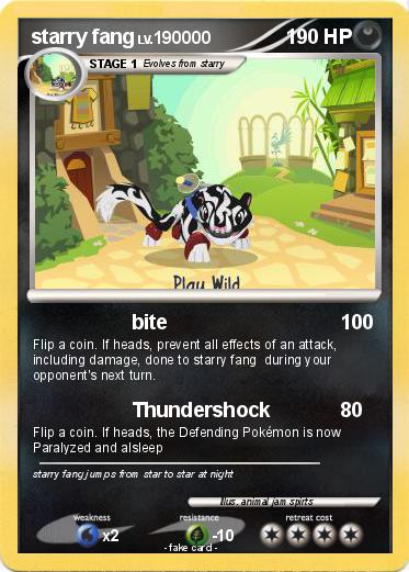 Pokemon starry fang