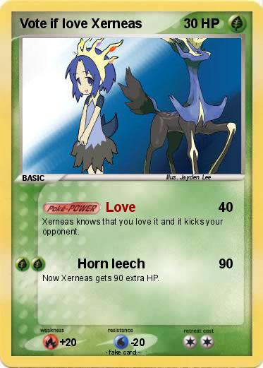 Pokemon Vote if love Xerneas