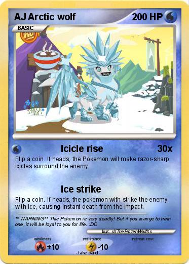 Pokemon AJ Arctic wolf