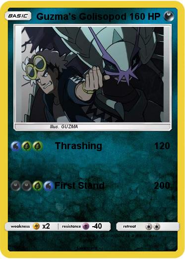Pokemon Guzma's Golisopod