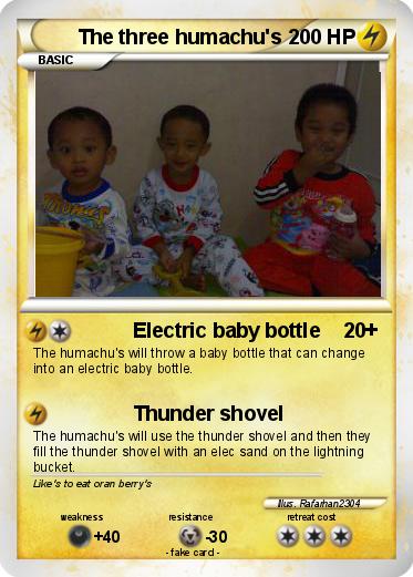 Pokemon The three humachu's