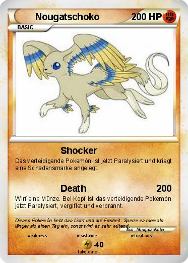 Pokemon Nougatschoko