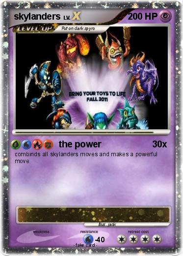 Pokemon skylanders