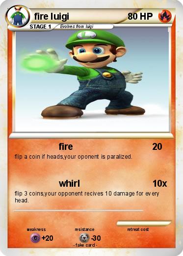 Pokemon fire luigi