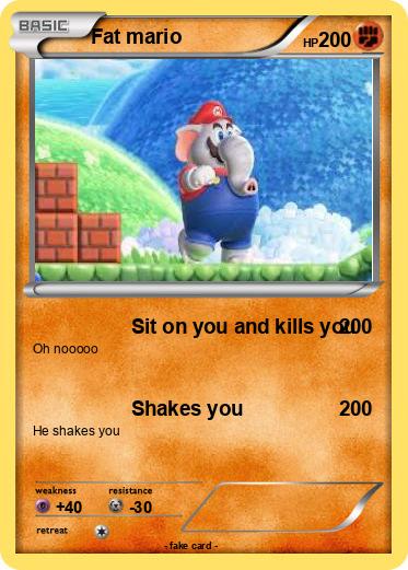 Pokemon Fat mario