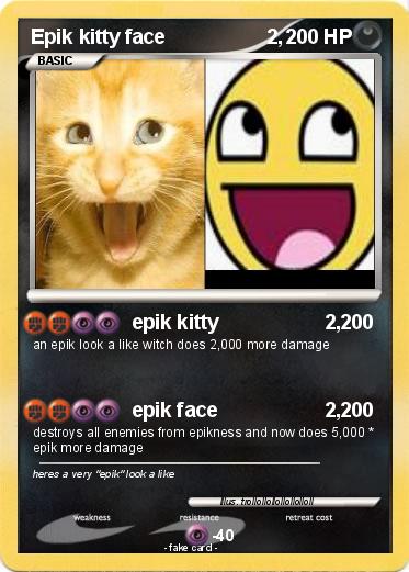 Pokemon Epik kitty face                  2,