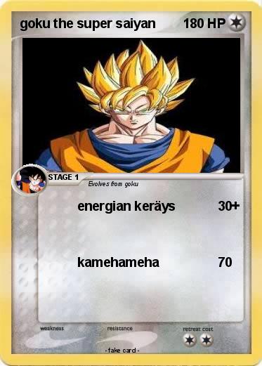 Pokemon goku the super saiyan