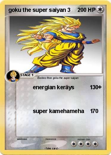 Pokemon goku the super saiyan 3