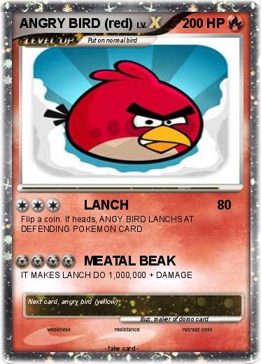 Pokemon ANGRY BIRD (red)