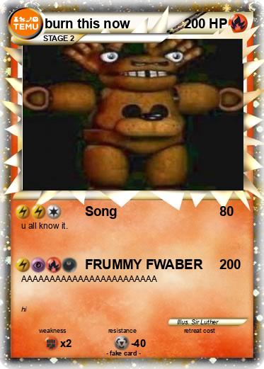Pokemon burn this now