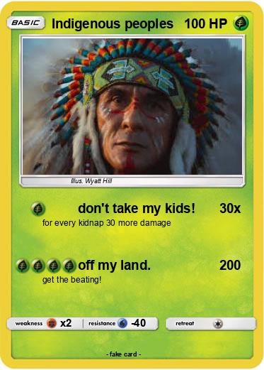 Pokemon Indigenous peoples