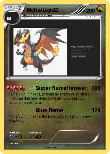 Pokemon McharizardZ