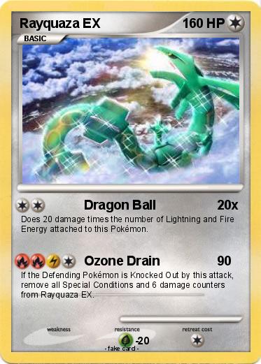 Pokemon Rayquaza EX