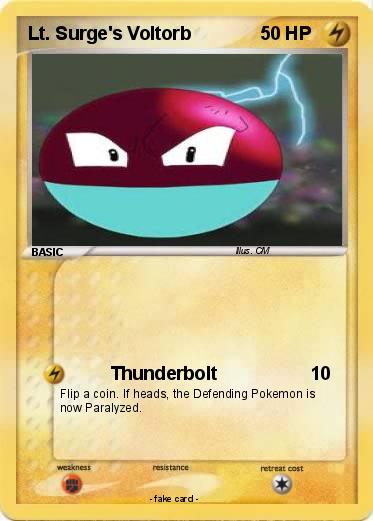 Pokemon Lt. Surge's Voltorb
