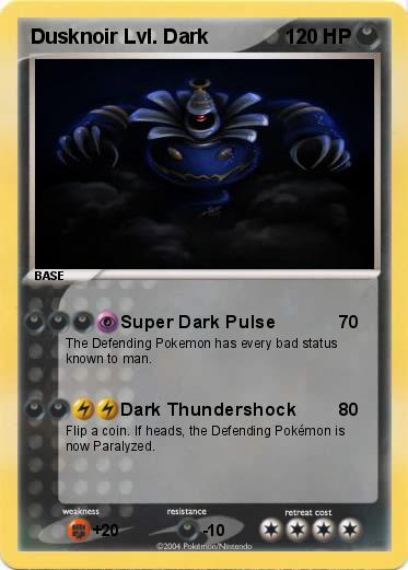 Pokemon Dusknoir Lvl. Dark