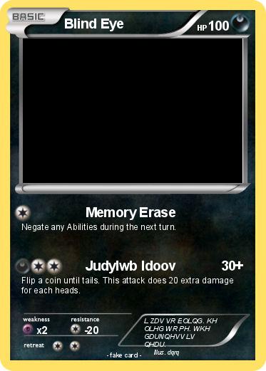 Pokemon Blind Eye