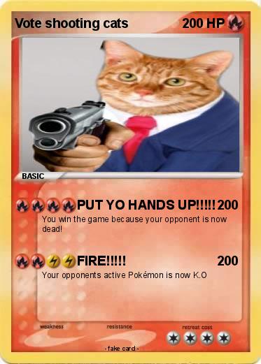 Pokemon Vote shooting cats