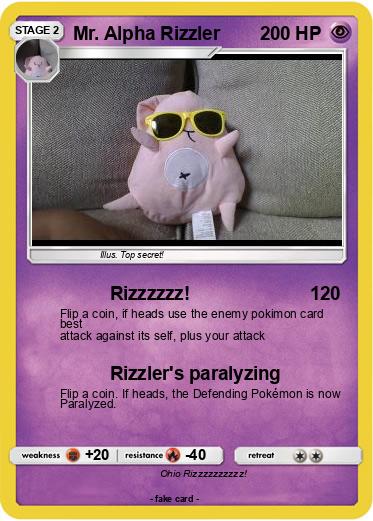 Pokemon Mr. Alpha Rizzler