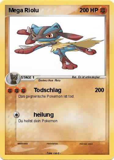 Pokemon Mega Riolu