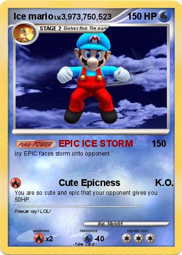 Pokemon Ice mario