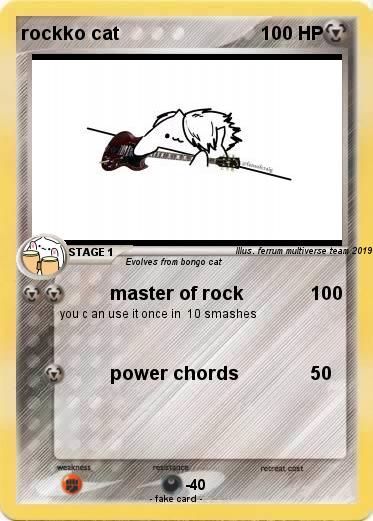 Pokemon rockko cat