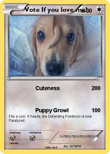 Pokemon Vote If you love me!