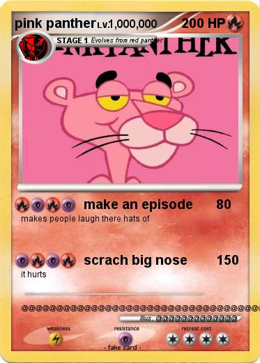 Pokemon pink panther