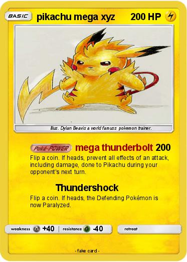 Pokemon pikachu mega xyz