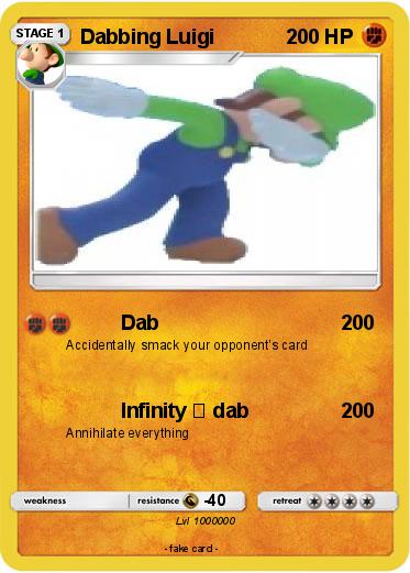 Pokemon Dabbing Luigi