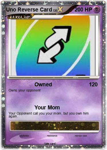 Pokemon Uno reverse card 64
