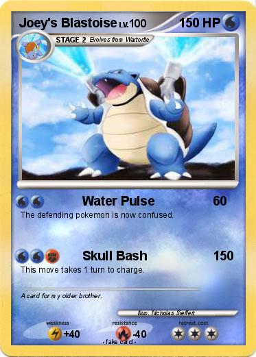 Pokemon Joey's Blastoise