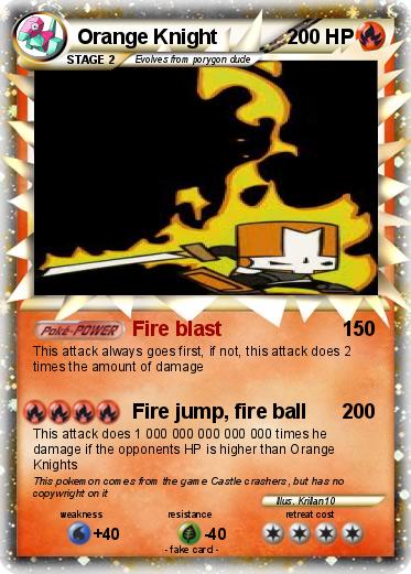 Pokemon Orange Knight