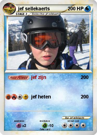 Pokemon jef sellekaerts