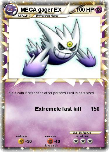 Pokemon MEGA gager EX