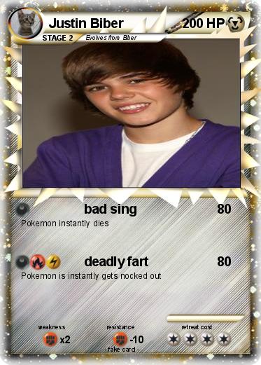 Pokemon Justin Biber