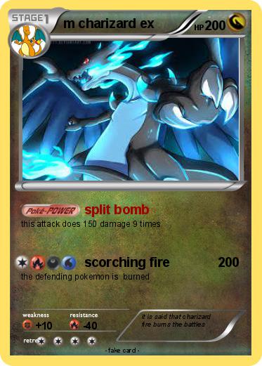 Pokemon m charizard ex