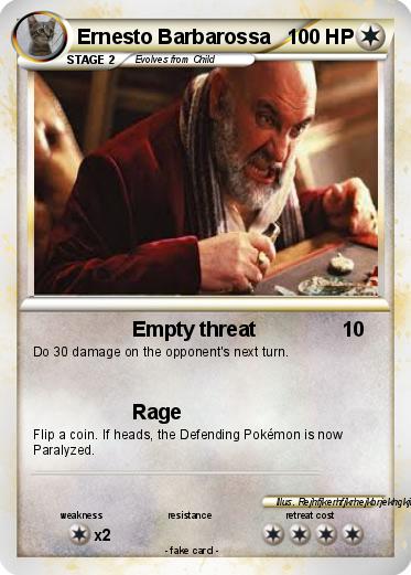 Pokemon Ernesto Barbarossa