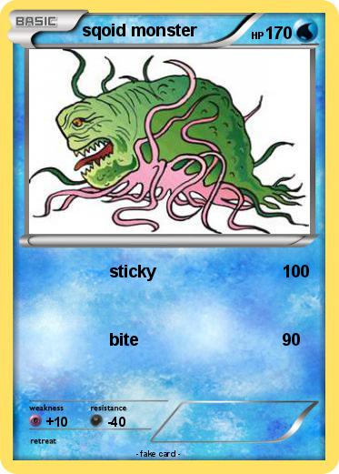 Pokemon sqoid monster